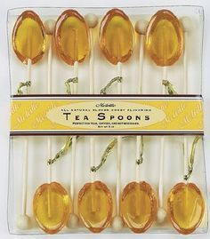 six tea spoons are in the package