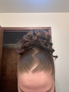 Twisty Buns Y2k, Zigzag Bun Hairstyle, Side Part Slick Back With Braid, Slick Back Hairstyles Sports, Slick Back Bun With Braids, Spiky Updo Hairstyles, Zigzag Slick Back, Slick Black Hairstyles, Contemporary Hairstyles Dance