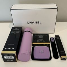 Brand New\Unused In Original Packaging. Will Pack Along With Some Chanel Samples And Drop Off Within One Business Day. In Chanel Box And Drawstring Bag. Free Shipping And Posh Authentication :) Chanel Compact Mirror, Chanel Products, Pink Brush Set, Chanel Eyeshadow, Chanel Cosmetics, Chanel Nail Polish, Chanel Les Beiges, Hand Makeup, Chanel Nails