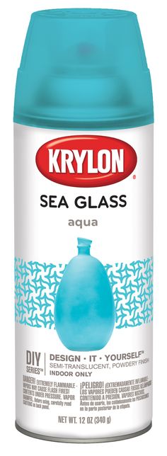 krylon sea glass aqua paint