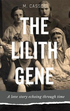 the book cover for the little gene by m c cassell, with an old photo of