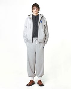 ADER AderSpace # Shop # Urban Cotton Tracksuit With Relaxed Fit, Gray Cotton Sweatpants For Streetwear, Gray Relaxed Fit Tracksuit For Streetwear, Urban Cotton Sweatpants With Ribbed Cuffs, Urban Cotton Sweatpants For Winter, Urban Cotton Sweatpants For Loungewear, Gray Cotton Relaxed Fit Tracksuit, Ader Error, Drip Dry