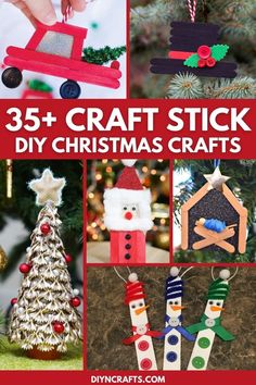 christmas crafts for kids that are easy to make and great for the holiday season,