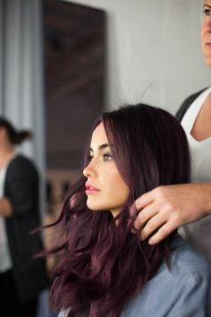 Subtle Purple Hair, Learn Violin, Looks Pinterest, Olivia Palermo, Hair Envy, Love Hair