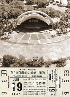 an aerial view of the auditorium for the righteous bros show in los angeles, california