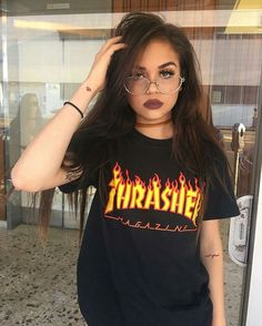 #thrasher #thrashermagazine #skateboarding #skateboardingoutfits Maggie Lindemann, Outfit Goals, Fashion Killa, Lany, Look Fashion, Style Me, A Woman, Outfit Inspirations, Fashion Inspo