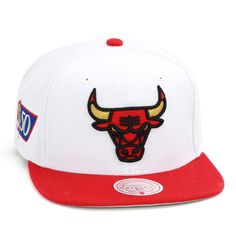 - We take Packaging seriously. Please buy with Confidence. Mitchell & Ness Chicago Bulls Snapback - Brand New - 100% Authentic - Super Fast Shipping Features - Officially Licensed Product - NBA 50th Anniversary Side Patch - White/Red/Gold - Grey Bottom - Snap Closure Notice - If you happen to be unsatisfied with your purchase for any reason, please contact us before leaving us a negative feedback, as we will try our best to resolve your issue and prevent further mistakes. Thank You For Your Busi Viper Glasses, Chicago Bulls Snapback Hat, Chicago Bulls Hat, Donk Cars, Best Jersey, 1959 Cadillac, Dope Clothes, Pit Viper, Cap White