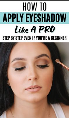 Eyeshadow Basics, Everyday Eye Makeup, Apply Eyeshadow, Makeup Tips For Older Women, Cute Eyeshadow Looks, Beginners Eye Makeup, Eye Makeup Techniques, Natural Eyeshadow