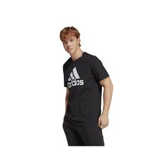 Whether you're throwing it on after the gym or getting ready to start the day, this men's adidas staple tee is calling your name. Made for comfort and easy style, the adidas Badge of Sport shines from the front putting your adidas pride on full display. Crewneck Short sleevesFIT & SIZING Regular fitFABRIC & CARE Cotton Machine wash ImportedSUSTAINABILITY FEATURES Supports more sustainable cotton farming Size: XXL Tall. Color: Black. Gender: male. Age Group: adult. Adidas Sportswear T-shirt For Gym, Adidas T-shirt For Gym, Adidas Logo Gym T-shirt With Short Sleeves, Adidas Logo Gym T-shirt Short Sleeve, Adidas Logo Gym T-shirt, Adidas Logo Cotton T-shirt For Gym, Adidas Logo Athleisure T-shirt For Gym, Athleisure Adidas Logo T-shirt For Gym, Black Adidas Logo T-shirt For Sports Season