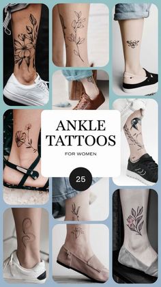 Panda Tattoo, Flower Tattoos, Flower Designs, Beauty, Ankle Tattoos