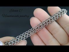 How To Make Gryphon Weave Chainmaille Jewelery Tutorial Кольчужное плетение Браслет своими руками МК - YouTube Chainmaille Bracelet Tutorial, Chainmaille Jewelry Patterns Free, Easy Chainmaille Patterns, Chainmail Bracelet Tutorial, Beginner Chainmaille Tutorial, Chainmail Jewelry Tutorial, Chainmail Jewelry Patterns, How To Make Chainmail, Chainmail Patterns Tutorials