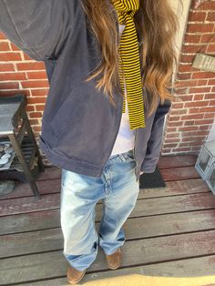 Outfit Inspo Baggy Jeans, Outfit Inspo Baggy, Scarf Outfit, Stil Inspiration, September 17, Baggy Jeans, Mode Outfits