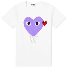 Cdg Play Ladies Tops. Fashion category: T-Shirts & Henleys. SKU: P1T105-1. Color: Purple. Cdg Play Heart Print Short Sleeve T Shirt. This T-shirt features short sleeves, a ribbed crewneck and branding with both applique and printed elements. Material: 100% Cotton. Play Heart, Cdg Play, Versace Watch, Fine Pens, Ladies Tops, Tops Fashion, Cheap Gifts, Fragrance Gift, Fragrance Gift Set