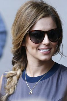 Cheryl Cole Hair, Cheryl Ann Tweedy, Side Plait, Cheryl Fernandez Versini, Theatrical Romantic, Plaits Hairstyles, Long Hair Updo, Plaits