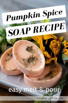 When the world turns everything pumpkin - lather up with one of the easiest pumpkin spice melt and pour soap recipes! Fall Soap Recipes, Fall Self Care, Everything Pumpkin, Pumpkin Spice Soap, Homemade Soap Bars, Goats Milk Soap Base, Easy Soap Recipes, Pumpkin Soap, Fall Soaps