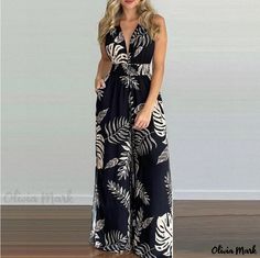 Olivia Mark - Multi-Colored Digital Printed Wrap Jumpsuit with Neckband Fitted Black Jumpsuits And Rompers For Vacation, Black Fitted Jumpsuits And Rompers For Vacation, Hanging Design, Wrap Jumpsuit, Bodysuit Jumpsuit, Satin Dress Long, Two Piece Jumpsuit, Halter Jumpsuit, Resort Dresses