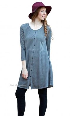 Ramona Ladies Retro Bohemian Stonewashed Shirt Dress In Gray Pretty Angel Clothing, Holiday Ootd, Hippy Clothing, Art Top, Ootd Women, Collection Ideas, Embellished Clothing, Retro Bohemian, Designer Dresses For Women