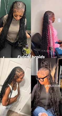 Braids Names Hairstyles, Track Szn, Braiding Ideas, School Braids, Fav Hairstyles, Braided Hairstyles For Black Women Cornrows, Peekaboo Hair