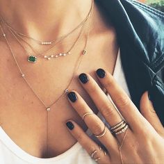 The Best Undiscovered Jewelry Brands to Know Now via @WhoWhatWear Necklaces And Rings, Rings And Necklaces, Indie Jewelry, Harry Winston, Best Jewelry, Stacked Jewelry, Best Jewelry Stores, Girl Stuff, Vintage Chanel