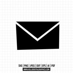 an envelope with the letter s inside it