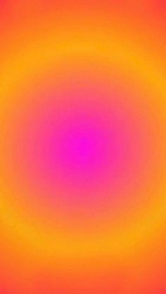 an orange and pink circular background