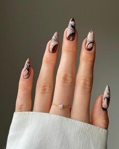 Chic Nail Designs, Fall Nail Designs, Rich Colors, Rich Color, Nail Designs, Essence, Pattern