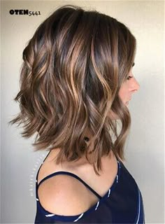 Women Highlight Mixed Brown Color Bob Wavy Human Hair Blend Heat Ok Wig Soft. High And Low Lights Hair Brown Brunettes, Brown Full Highlights, Brianna Brown, Soft Brown Hair, Color Bob, Bob Wavy, Brown And Blonde, Brown Curly Hair, Low Lights Hair