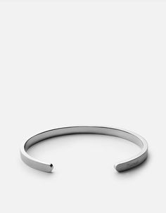 Singular Cuff Bracelet, Sterling Silver | Men's Cuffs | Miansai Minimalist Stainless Steel Cuff Bracelet With Jubilee Style, Minimalist White Gold Cuff Bracelet With Polished Finish, Minimalist Cuff Bangle With Polished Finish, Luxury Minimalist Men's Cuff Bracelet, Minimalist Tarnish-resistant Cuff Bangle, Cuff Bracelets Gold, Mens Cuff Bracelets, Mens Designer Jewelry, Bracelets Gold