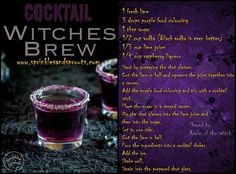 an image of a recipe for witches brew