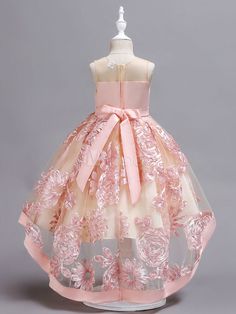 Pageant Dresses For Kids Pink, Pink Princess Dress Kids, Pink Princess Dress For Toddler, Party Wear Frocks For Kids Flower Girls Ball Gowns, Party Dresses For Girls 10-12 Pink, Kids Formal Dresses, Weddding Dress, Kids Formal, Girl Red Dress