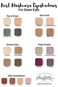 Best Eyeshadow For Brown Eyes, Green Eyes Pop, Make Up Diy, Maskcara Beauty, Best Eyeshadow