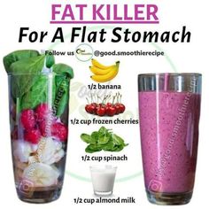 Easy Healthy Smoothie Recipes, Easy Healthy Smoothies, Healthy Drinks Smoothies, Fat Burning Smoothies, Healthy Juice Recipes