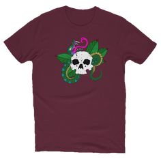 Snake And Skull With Leaves - Shirt Color Set 1 - SFPA-T016 | StoreFrontier™