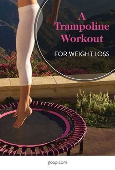 A 15-minute trampoline workout for weight loss. Mental Training, Hard Body, Back Pain, Sport Fitness, A Woman