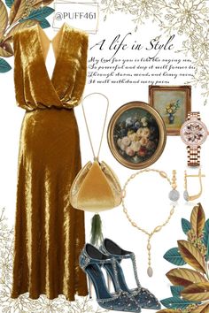 Hollywood Style Outfits, Old Hollywood Inspired Outfits, Hollywood Inspired Outfits, 20s Clothes, Gold Velvet Dress, Boho Street Style, Old Hollywood Style, Whimsy Goth, Hollywood Style