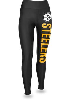 Zubaz Pittsburgh Steelers Womens Black Vertical Graphic Pants - 15230377 Athleisure Activewear With Team Logo For Sports, Athleisure Activewear For Sports Events With Team Logo, Moisture-wicking Sportswear For Team Events, Team-colored Go-dry Activewear For Sports Events, Collegiate Style Activewear For Game Day, Collegiate Moisture-wicking Activewear For Athletic Seasons, Collegiate Moisture-wicking Activewear, Sporty Activewear For Sports Season, Team Spirit Go-dry Activewear For Sports