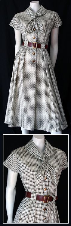 love the pattern :) 50s Coquette dress http://www.vintageclothing.com.au/50sto80sp11.htm# 50s Shoes, Coquette Dress, Vintage Dresses 50s, 50 Style