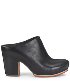 Block Heel Mules, Heel Mules, Leather Block Heels, Dillard's, Heeled Mules, Mule Shoe, Block Heels, Ankle Boot, Leather Upper