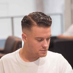 High Fade Slick Back, Low Fade Pompadour For Men, Messy Comb Over Men, High Skin Fade Haircut Men, Short Pompadour Men, Men Hairstyles 2023, Hire Cut, Slick Back Fade