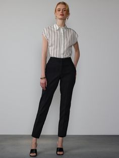 Stay classy and cool with these pants. It features a skinny leg and high-rise fit to flatter your figure while offering ultimate comfort. The functional pockets makes it a perfect choice for everyday use. Bootcut Pants, Stay Classy, Business Casual Outfits, Ankle Pants, Pants Outfit, Straight Leg Pants, Business Casual, Wide Leg Pants, Outfit Ideas