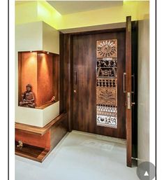 Door Design Modern Indian, Front Door Design Modern, Gate Design Wooden, Wooden Gate Design, Indian Main Door Designs, Main Door Designs, Metal Interior Design