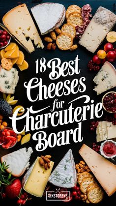 the cover of best cheeses for charcuterie board