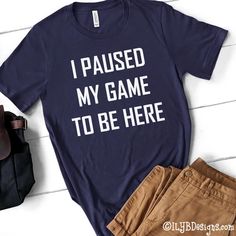 Video Game Shirt, Cool Gifts For Teens, Gifts For Teen Boys, Gamer Shirt, Video Games For Kids, Video Gamer, Shirts For Teens, Gaming Shirt, I Am Game