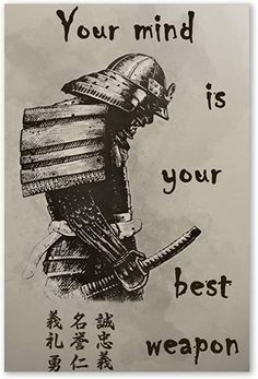 a poster with an image of a man in armor holding a hockey stick and wearing a helmet