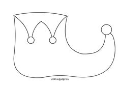 a drawing of a crown with two balls on it