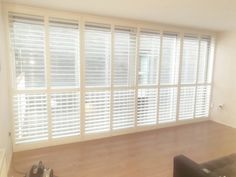 Our Sleek & Stylish Plantation Shutters are the perfect shading solution for large apartment windows.
Our expert team of fitters installed this SolidWood Shutter with 89mm louvres in Dublin 4 yesterday.  To get your Free Quotation for Shutters and Blinds, call out team on 01 8991945. Apartment Windows, Large Apartment, Dublin, Blinds, Louvre, Room Divider