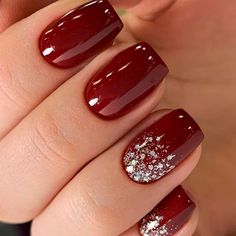 KODIES GEL Dark Wine Red Gel Nail Polish Soak Off Semi Permanent UV/LED Winter Gel Varnish 15ML Holiday Nail Colors, Christmas Nail Colors, Holiday Nails Winter, Nail Colors Winter, Christmas Gel Nails, Christmas Nail Art Designs, Gel Nail Colors, Red Nail, Winter Nail Designs