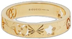 Gucci Gold Rings For Anniversary, Gucci 14k Gold Designer Rings, Gucci Designer Rings In 14k Gold, Gucci Fine Jewelry Yellow Gold Rings, Designer Gucci 14k Gold Rings, Gucci Yellow Gold Fine Jewelry Rings, Gucci Gold Fine Jewelry Rings, Luxury Hallmarked Gucci Rings, Luxury Gucci Wedding Rings