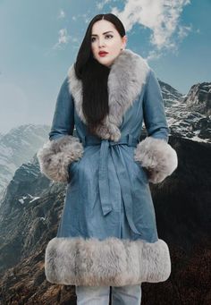 Introducing the Women Penny Lane Coat, a luxurious long coat that embodies the boho hippie spirit with vintage elegance. This stunning shearling coat features genuine sheepskin fur and a soft shearling lining, providing exceptional warmth and comfort. Designed in the style of a princess coat, it captures the timeless charm of the 70s vintage era. The belted closure adds a touch of sophistication and allows for a customizable fit. Inspired by traditional Afghan coats, this wool winter coat offers Fit Inspired, Afghan Coat, Penny Lane Coat, Princess Coat, Wool Winter Coat, Bohemian Aesthetic, Wool Winter, Coat Vintage, Vintage Elegance