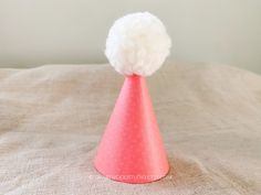 "POM PARTY HATS! You asked and I heard ya - you need a hat for a little (or big) head? I've got you covered. Hats are made of premium cardstock paper, Poms are handmade. Hat measures 2.5\" across and 3.5\" tall. Hats look good on babies, adults even pets! Hats come assembled with a white elastic band - you can remove it if you wish to use a bobby pin or something else to hold it in place. LISTING IS FOR 1 POM HAT Need something custom? Message me! $1.50 extra per custom item Need a larger hat? M Cute Mini Cap Hats For Party, Large Hats, Bobby Pin, Big Head, Boy First Birthday, Handmade Hat, Gold Dots, Pom Pom Hat, Party Hat